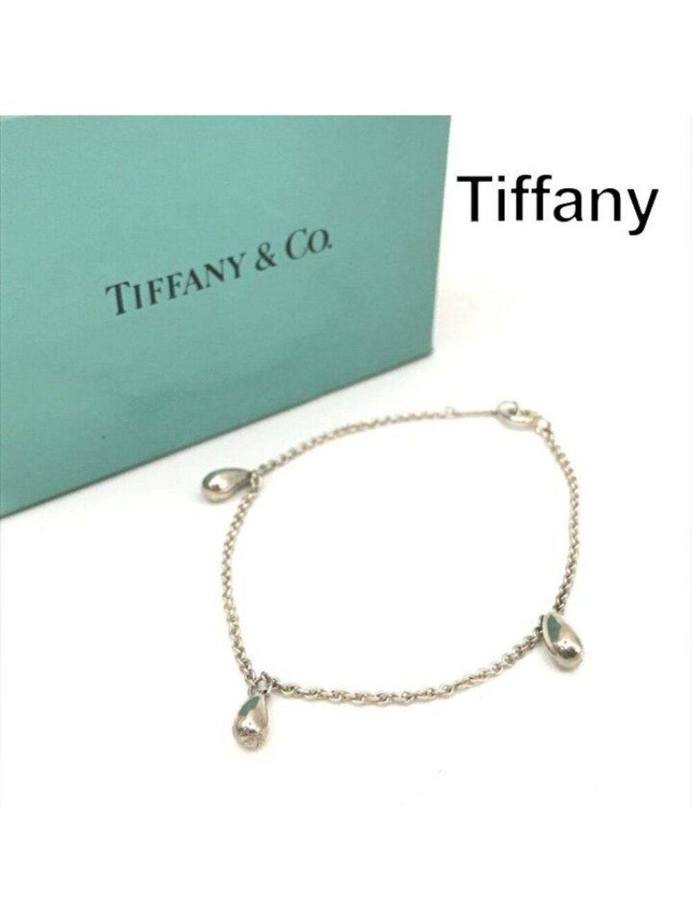 Tiffany & Co Elsa Peretti Di a Dos Lop 925 Sterling Silver Bracelet